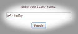Typing John Bailey into the Search Terms box
